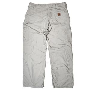 Carhartt Pants Mens 36x30 B151 Tan Carpenter Workwear Chore Utility Laborer Farm